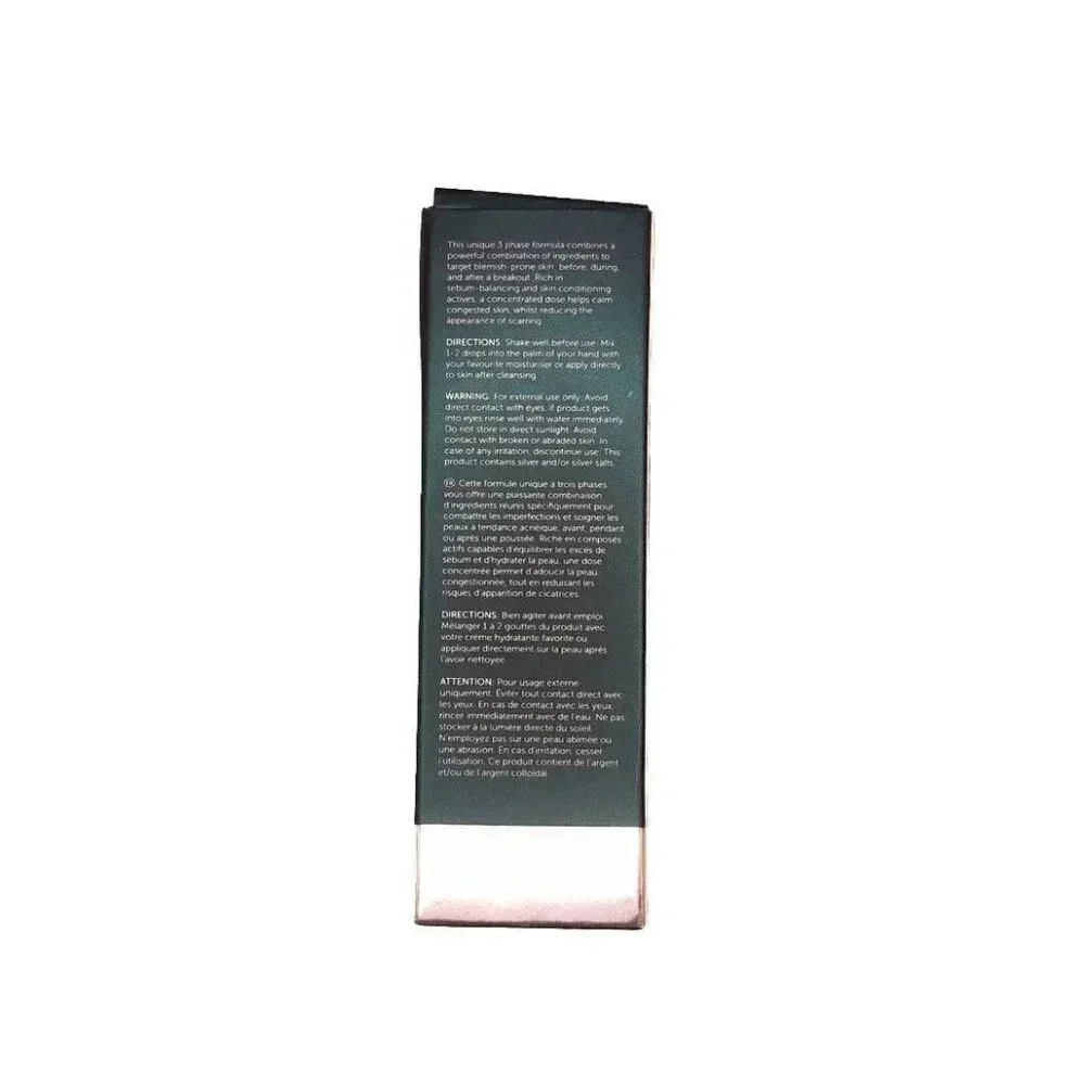 111SKIN 3 Phase Anti Blemish Booster FULL SIZE 0.68oz- NEW (Imperfect Box)